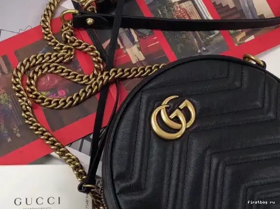 Firstbag ru Marmont GG bag Gucci mini round shoulder 0612